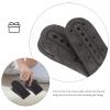 VICASKY Invisible Air- Height Increase Shoe Insoles 4pcs Black Half Pads 3/5cm Heel Lift Inserts for Men and Women Shoe Heel Boosters view 3