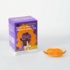 YZB Instant Boba Drink Kit, Crystal Bubble Fruit Tea (Jelly-Style), Passion Fruit Green Tea with Mango-Flavored Bubble, No Heat Needed, DIY, Mix & Sip in seconds, 3 Servings with Straws