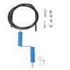 Pipe Cleaning Spiral for Electric Pipe Cleaning Machine, 3 m Length, 12 mm Diameter, High-Strength Steel Drain Cleaner with 6 Interchangeable Cutting Heads (Model A, B, C)(B) view 4