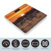 Africa Sunset Zebra Bathroom Scale Weight Scale for Body Weight,Highly Accurate Digital Weighing Machine Clear LED Display Digital Bathroom Body Scale 400lb/182kg view 3