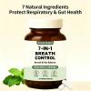 1PCSOvouria Organic Breath and Gut Balance,7-in-1 Advanced Breath Restoration Formula for Teeth & Gums,Fresh Breath, Chronic Halitosis,Vegan, Non-GMO, 30 Capsules view 4