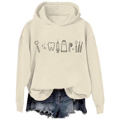 Dental Hygienist Sweatshirt Women Dental Assistant Sweatshirt Hoodie Dentist Shirt