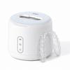 AOLVI Ultrasonic Retainer Cleaner Machine, IPX6 Waterproof Denture Cleaner, 3 Modes Dental Cleaning Pod with RGB Indicator, 45kHz Mouth Guard Cleaner with UV Light, 200ML Tank, White view 1