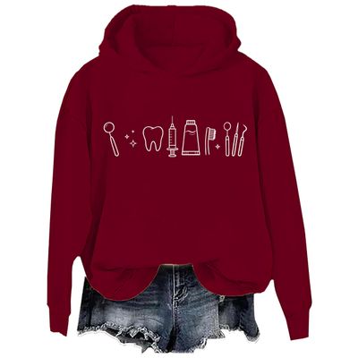 Dental Hygienist Sweatshirt Women Dental Assistant Sweatshirt Hoodie Dentist Shirt