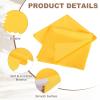 MECCANIXITY Eyeglasses Cloth Microfiber Cleaning Cloth for Eyeglasses Glasses Record Lenses Screens Cameras Cell Phone LCD TV Screens Tablets Laptop, Anti-Static 16" Yellow 6pcs view 3