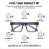 Eyekepper Blue Light Reading Glasses Men Women 3.25, Large Design Grey view 4