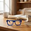 Eyekepper Blue Light Reading Glasses Men Women 0.5, Large Design Blue view 3