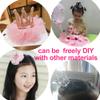 2Pcs Mini Infant Crown Baby Princess Tiara Cake Topper Crystal Rhinestone Small Silver Cupcake Crown for Newborn Photo Prop Royal Prince Themed Birthday Wedding Christmas Party Decorations view 3