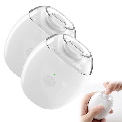 2026 New Universal Automatic Fingernail Grinder, USB 3 in 1 Electric Nail Clippers with LED Light & 3 Speeds, 360 Silent Auto Fingernail Cutter and Polishing Trimmer for Whole Family (2pcs)