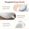 2026 New Universal Automatic Fingernail Grinder, USB 3 in 1 Electric Nail Clippers with LED Light & 3 Speeds, 360 Silent Auto Fingernail Cutter and Polishing Trimmer for Whole Family (2pcs) view 3
