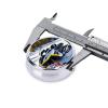 Advanced Snowmobile Round Pill Box.Mini Full Printed Metal Pillbox. Travelfriendly 3compartment Design, 2.0 x 2.0 x 0.7 inches. view 4