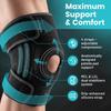 Adjustable Knee Brace for Women and Men for Knee Pain Relief (Gray - XXL) view 2