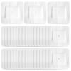 100 Pcs Feeding Tube Pads with Split Center, Adhesive Non Woven Dressings for G Tubes J Tubes and Iv Lines view 2