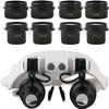 10X 15X 20X 25XPCB Watch Repair Jewelry Headband LED Light Eyes Glasses Magnifier Marriage view 1