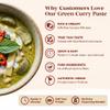 SN Food Green Curry Paste, Thai Green Curry Paste Concentrate, Thai Green Curry Sauce with Coconut Milk, Authentic Thai Taste, Ready-to-Cook, 4-Pack Meal Kit view 4