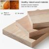 Teak Solid Wood Shower Floor Mat, Wood Walk in Shower Non Slip Mats, Raised Comfortable Board, for Bathroom, Bathtub, Spa, Sauna, Pool, Indoor & Outdoor Use(40x40cm/15.7 * 15.7in) view 3
