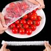 100Pcs Food Cover Disposable Plastic Wrap Elastic Food Covers For Fruit Bowl Cup view 1
