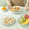 100Pcs Food Cover Disposable Plastic Wrap Elastic Food Covers For Fruit Bowl Cup view 4