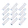 Abaodam 100pcs Disposable Digital Probe Protective Covers White Paper Sleeves for Household Oral Thermometers Health Monitoring view 1