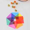 HOODANCOS 28pcs 10cm Multi-color Cellophane Sheets, Square Cellophane Wrapping Paper for DIY Crafts, Party Supplies, Candy Wrap, Window Film Art Materials view 4