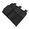 KAIXINM Bedside Hanging Storage Bag, Multi Pockets Wheelchair Armrest Pouch Storage Bag, Nylon Organizer with Reinforced Hanging Rings for Bed Dorm Hospital Chair Stroller view 3