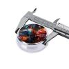 Hummingbird Round Pill Box.Mini Full Printed Metal Pillbox. Travelfriendly 3compartment Design, 2.0 x 2.0 x 0.7 inches. view 4