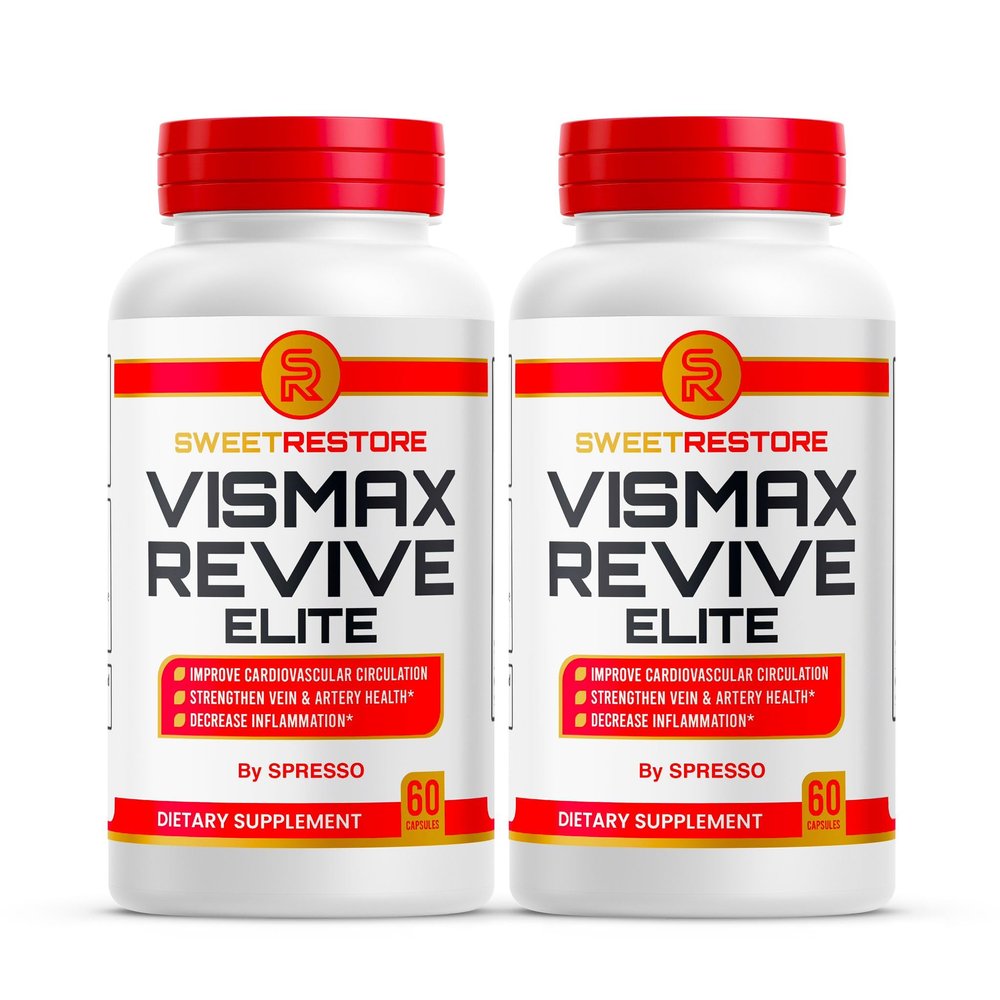 (2 Pack) SweetRestore Vismax Revive Elite Capsules, Official Vismax Revive Support Supplement With Premium Ingredients, All Natural Advanced Formula for Overall Health & Wellness Reviews (120Capsules)