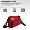 BreezyPacks Insulin Cooler Travel Case | EpiPen Carry case | TSA-Approved | Self-Recharge, No Electricity or Refrigeration Keep medicine at room temp. | Breezy Mega (Red - V2) view 3