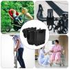 Alipis Wheelchair Cup Holder and Stroller Drink Holder 360 Rotatable with Phone Rack Compatible Mobility Aid Accessory for Elderly Walkers and Rollators All-Black view 3