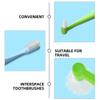 Abaodam Double-Headed Interdental Toothbrush 4pcs Compact Tapered Bristles Wear-Resistant Manual Brushes for Daily and Travel Oral Cleaning view 3