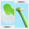 Abaodam Double-Headed Interdental Toothbrush 4pcs Compact Tapered Bristles Wear-Resistant Manual Brushes for Daily and Travel Oral Cleaning view 4