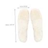 Veemoon Warm Wool Insoles for Men and Women, Fleece-Lined Leather Shoe Inserts Size 39, Breathable Sweat-Absorbing Warm Shoe Pads for Winter Boots and Sneakers view 2