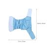 Alipis Adult Waterproof Washable Cloth Diaper with Hook-and-Loop Fastener, Unisex Reusable Incontinence Protector for Elderly, Medium Size Fits 15-38 Inch Waist, Leak-Resistant Protective view 2