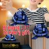 InstaBows Large Gift Bow 12" Pull String Bow Perfect for Gift Wrapping Big Presents Cars Bikes & More (Blue Glitter, 2xBow) view 4