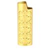 Aramox Metal Lighter Case Cover, Vintage Embossed Pattern, Aluminum Alloy, Gold, 8cm Length, Protective Sleeve Holder for Standard Lighters view 2