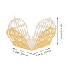 Abaodam 50pcs Decorative Chocolate Wrapping Boxes Hollow Cage Pattern Foil Truffle Case for Wedding Party Candy Packaging and Valentines Day view 2