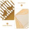 Abaodam 50pcs Decorative Chocolate Wrapping Boxes Hollow Cage Pattern Foil Truffle Case for Wedding Party Candy Packaging and Valentines Day view 3
