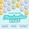 GoodMallow Plant-Based Marshmallow Eggs 100% Vegan Marshmallows with No Artificial Dyes Non-Dairy, Gluten Free, Gelatin Free Marshmellows, Easter Candy, Egg Pastel Party Candy (12 Yellow Eggs) view 2