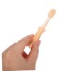 Healvian Silicone Toothbrush and Tongue Cleaner 3pcs Soft Oral Cleaning Brush for Newborns and Safe Mouth Cleaner in Warm Orange view 4