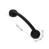 GANAZONO Shower Grab Bars for Seniors and Elderly Strong Suction Non-Skid Bathroom Handles Extended Black Safety Handrail for Bathtubs and Showers view 2