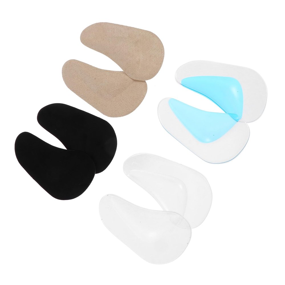 Healvian s Flatfoot Arch Support Insoles 8pcs Gel Foot Arch Cushions Self-Adhesive Orthopedic Inserts for Flat Feet Correction and Overpronation Relief