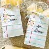 100 Pcs Thank You Teachers Tags with String Gifts Hanging Tags Labels Teachers Appreciation Week Boxes Bags Wrapping Supplies (Tag-1) view 4