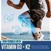 AirVigor Electrolyte Powder Packets with Vitamin D3 & K2, Zero Sugar Added Hydration Drink Mix for Muscle Recovery & Bone Health, Keto & Vegan, Blood Orange, 20 Sticks view 4