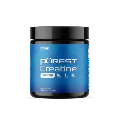 Cleanform Purest Creatine Monohydrate Powder - Ultra-Pure Micronized Supplement for Explosive Strength, Lean Muscle Growth, and Enhanced ATP Recovery - Unflavored (80 Servings)