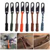 5pack Paracord Zippers Pulls Portables Outdoor Bag for Outdoor Camping and Hiking Gears Multifunctional Zippers Pulls view 2