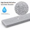 5mm Thick Window Condensation Absorber Premium Felt and Non-Woven Fabric Sill Moisture Absorber, Reusable for Residential Window Winter (1.26.6) view 3