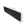 Baluue 2pcs Small Curb Ramp Threshold Ramps 3cm High Black Driveway for Scooters Bikes Wheelchair Mobility and Vehicle Access view 2