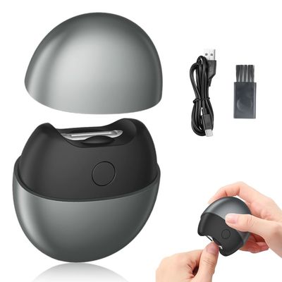 3 in 1 Electric Automatic Nail Clipper with Light, 2026 New 2 Speeds, Magnetic Cover, Nail Scraps Storage, USB Rechargeable, Safety Electric Fingernail Trimmer for Kids, Adult, Seniors, Men (Grey)
