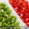 Dried Red & Green Bell Pepper Flakes 7.41oz Dehydrated Mixed Peppers in Resealable Pouch, Perfect for Cooking, Soups, Stews, Camping & Emergency Food Storage view 3