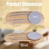 Wood Arc-Shaped Slide Transfer Board,Patient/Seniors Move Assist Device,Transfer to Wheelchair/Car/Toilet/,with Soft Seat,Holds up to 500 Pounds,2 Cut Out Handles,35.5 * 13.4 (Burlywood) view 3